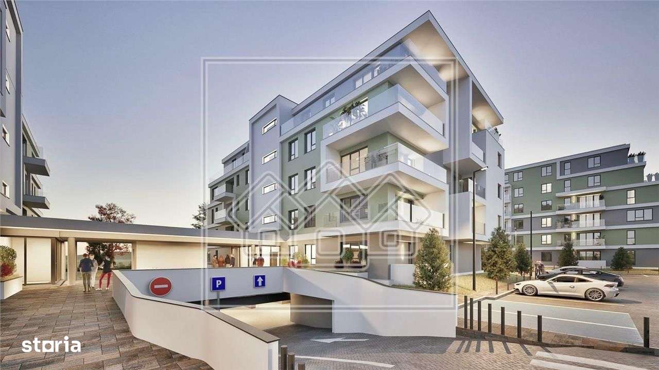 Apartament de vanzare in Sibiu - 2 camere - ansamblu nou, bl cu lift - Imagine principală: 5/8