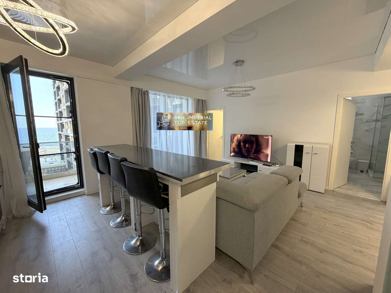 Apartament 3 camere 2 bai Stefan Building Promenada Vedere Frontala-9