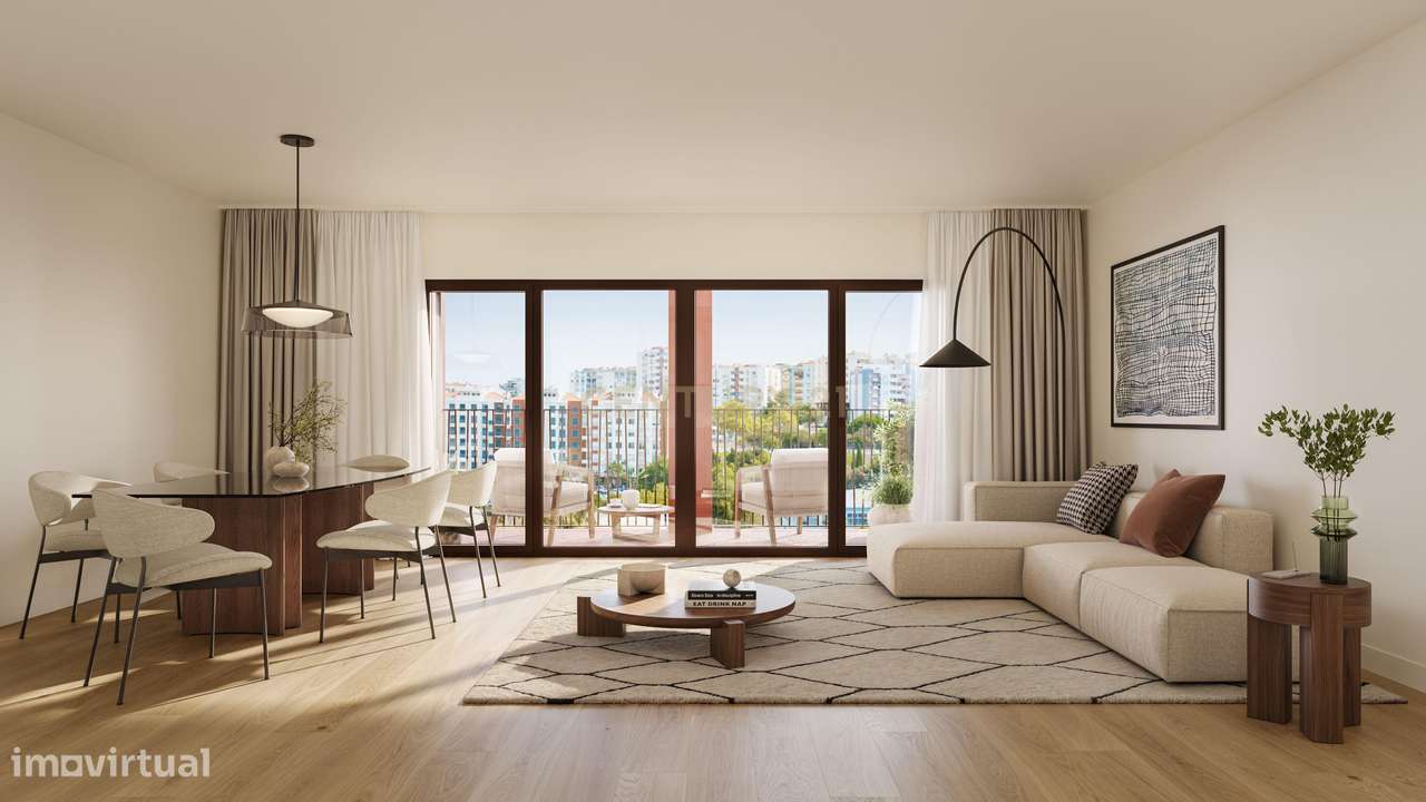 Apartamento T3 C/Estacionamento - Empreendimento ALMAR, Almada - Grande imagem: 2/17