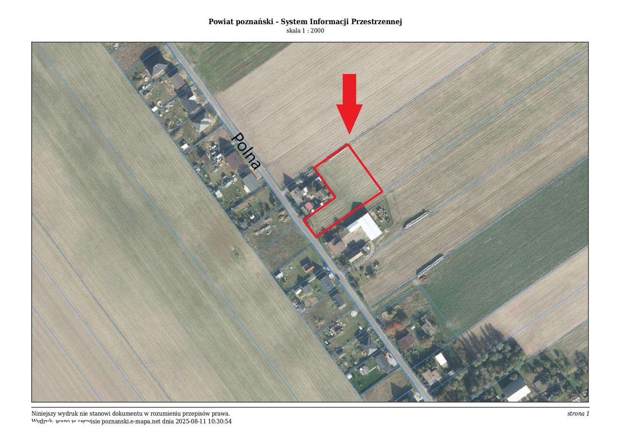 Działka budowlana w zabudowie zagrodowej 3000 m² - Pełny obrazek: 5/5