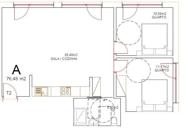 Apartamento T2 Venda em Tondela e Nandufe,Tondela-6