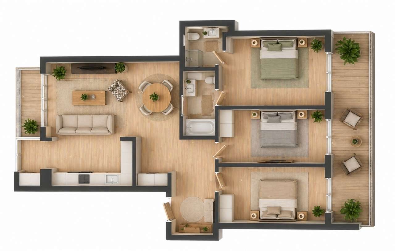 Apartamento T3 Venda em Lordelo,Paredes-3