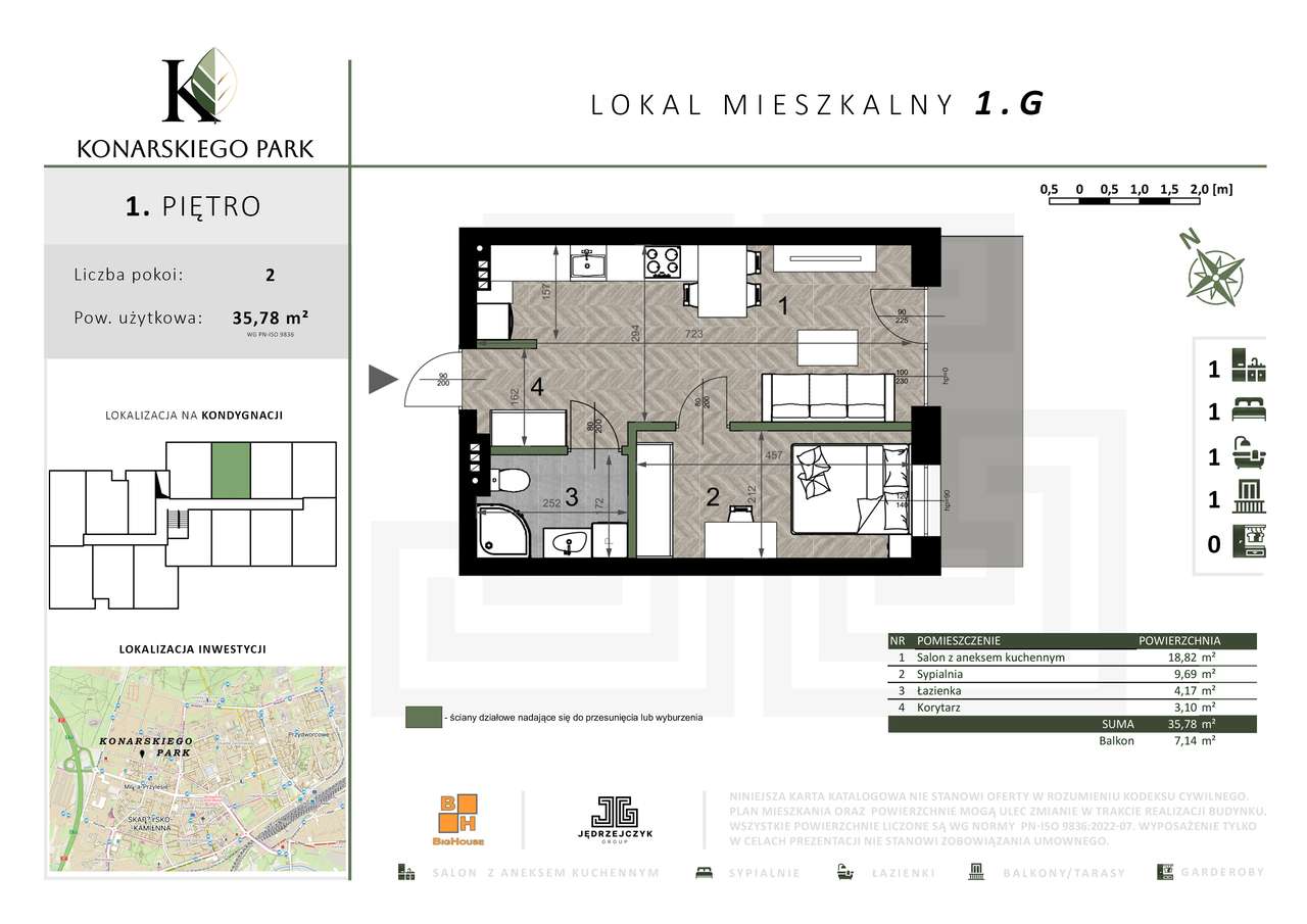 MIESZKANIE 1.G | KONARSKIEGO PARK