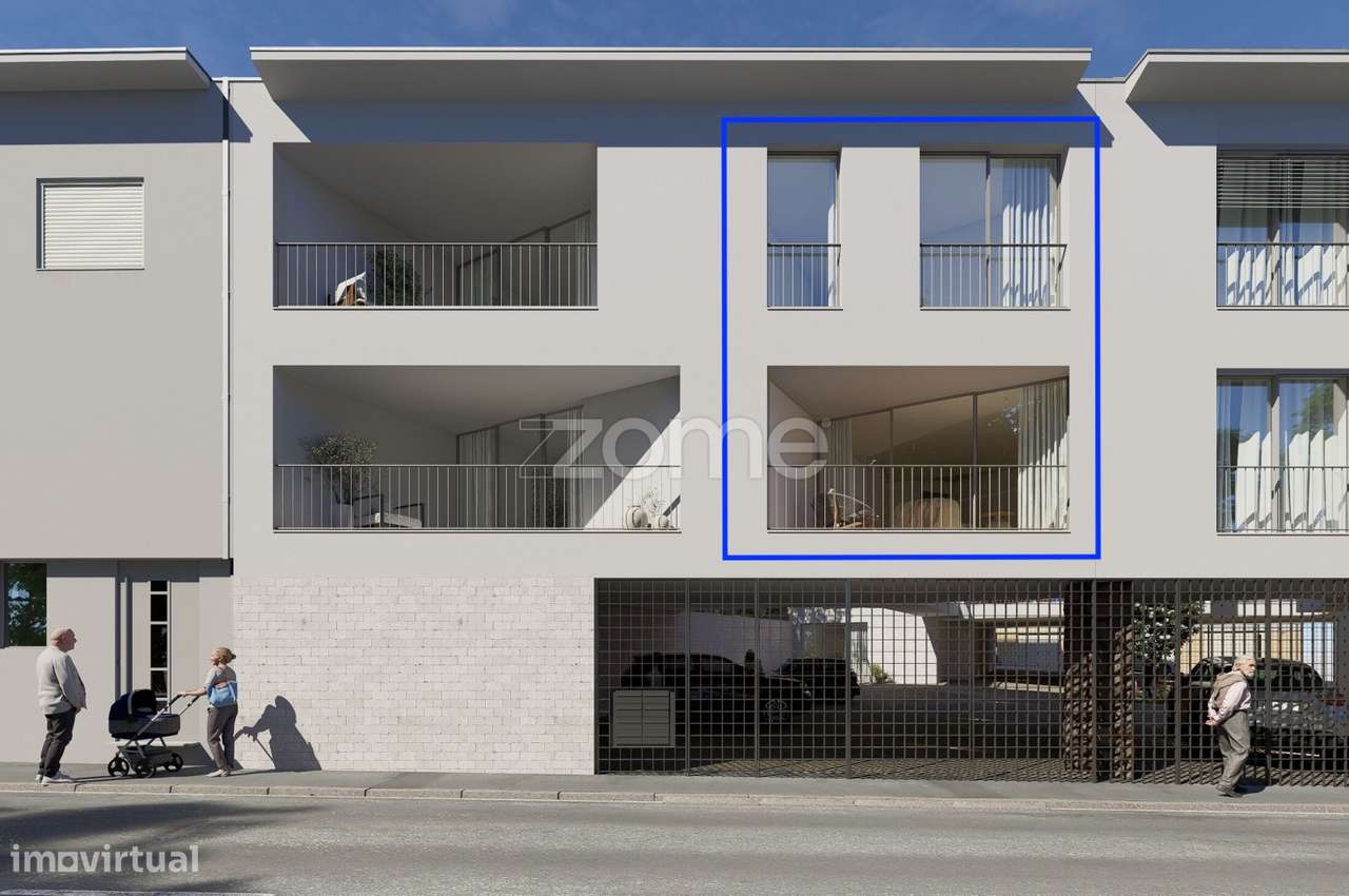 T2 Duplex Novo Com Varanda Em V N Gaia Devesas Estacionamento Elevado