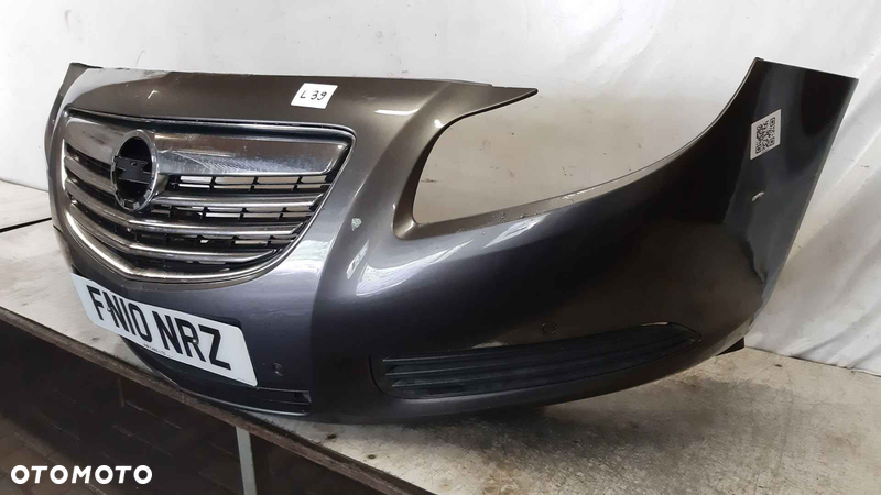 % ZDERZAK PRZÓD PRZEDNI OPEL INSIGNIA Z177 SZARY GRAFITOWY CZUJNIKI PARKOWANIA PDC - 3