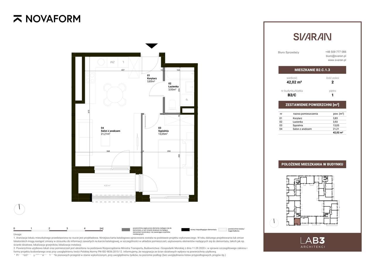 Svaran | mieszkanie 2-pokojowe | B2.C.1.3 - Pełny obrazek: 2/7