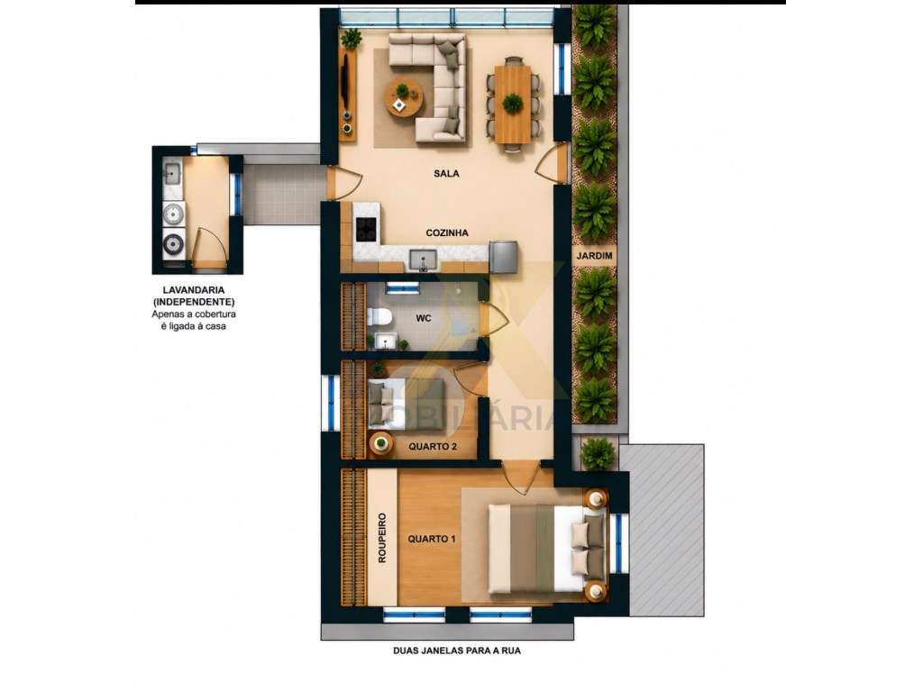 Moradia T2 Térrea muito bem localizada em Oliveirinha!!!!-7