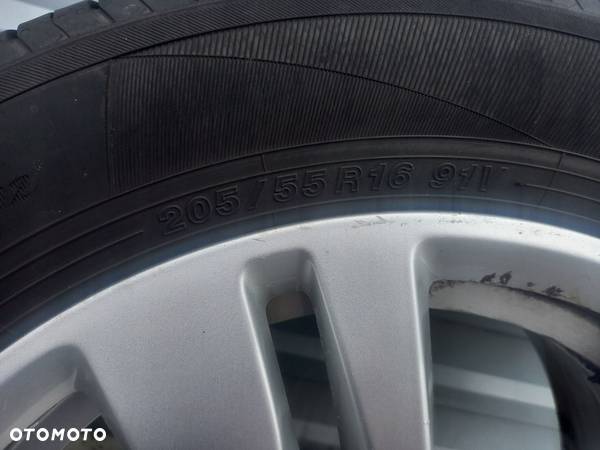 KOŁA FELGI ALUMINIOWE OPONY 205/55/16 OPEL ASTRA V K 17R - 6