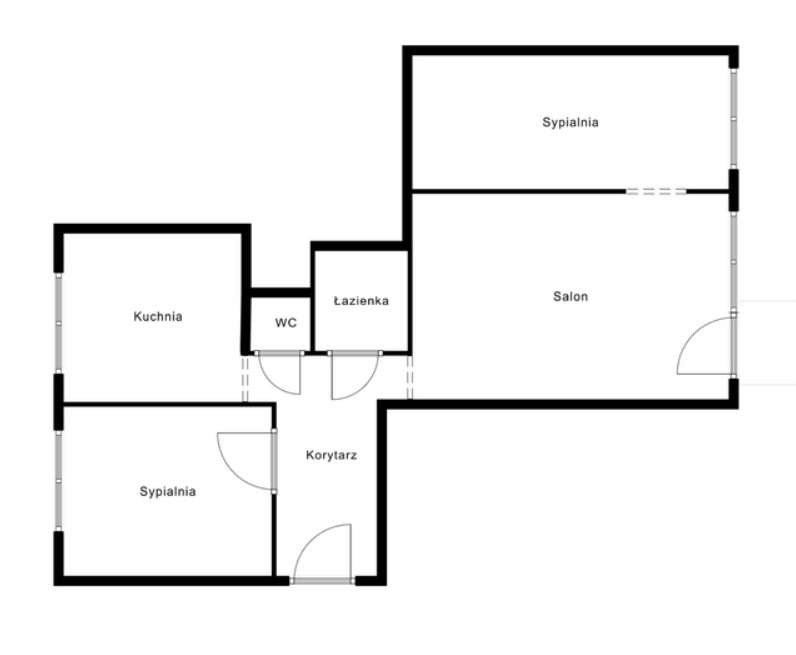Przestronne 3-pok. mieszkanie z dużym potencjałem - Pełny obrazek: 5/13