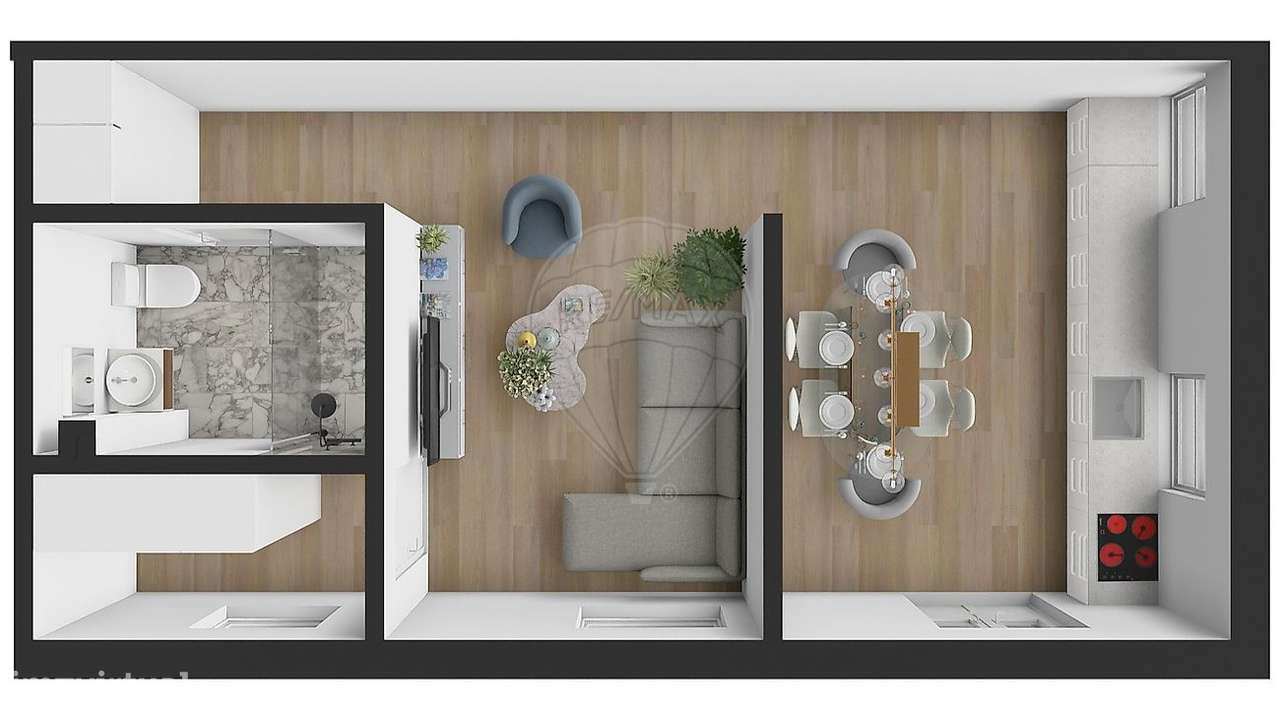 Apartamento T1 para venda - Grande imagem: 4/8