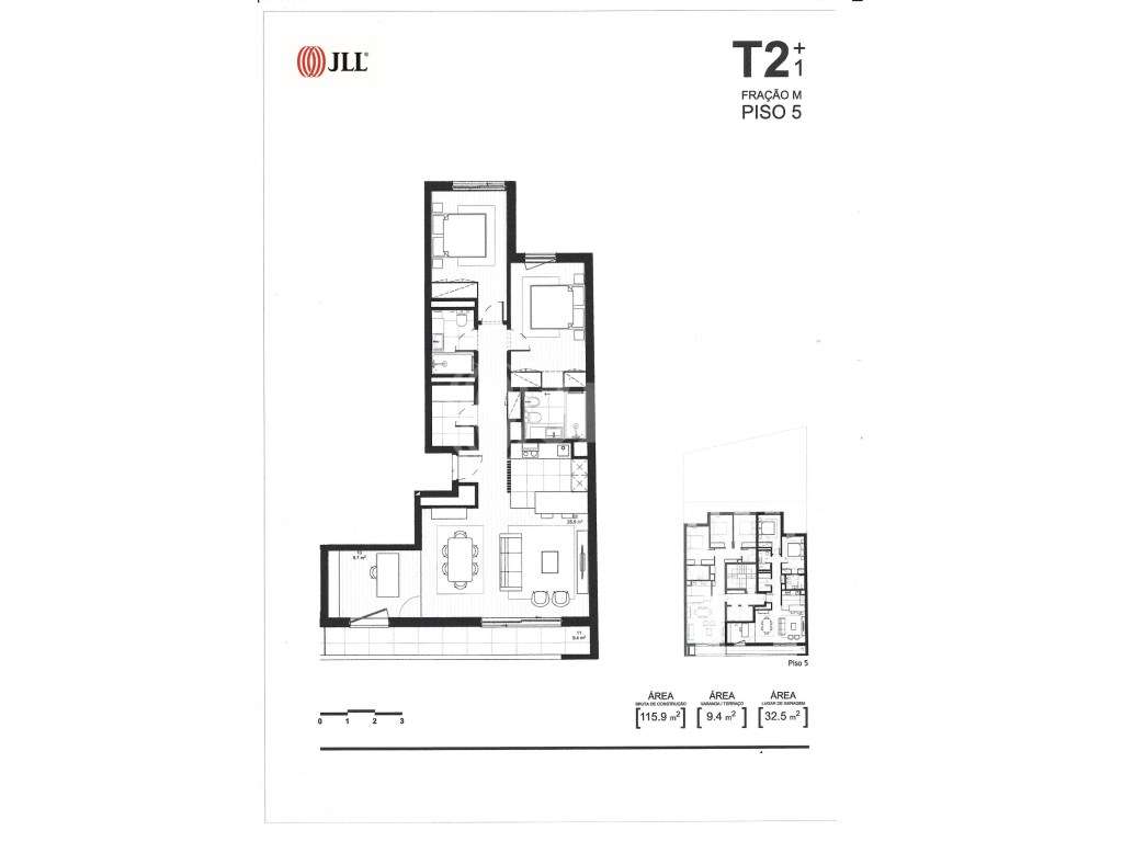Apartamento T2+1, com varanda, em Matosinhos-14
