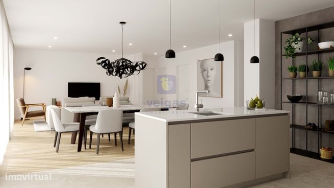 Apartamento T3 Novo em Leiria, Parceiros, com garagem box fechada para-1