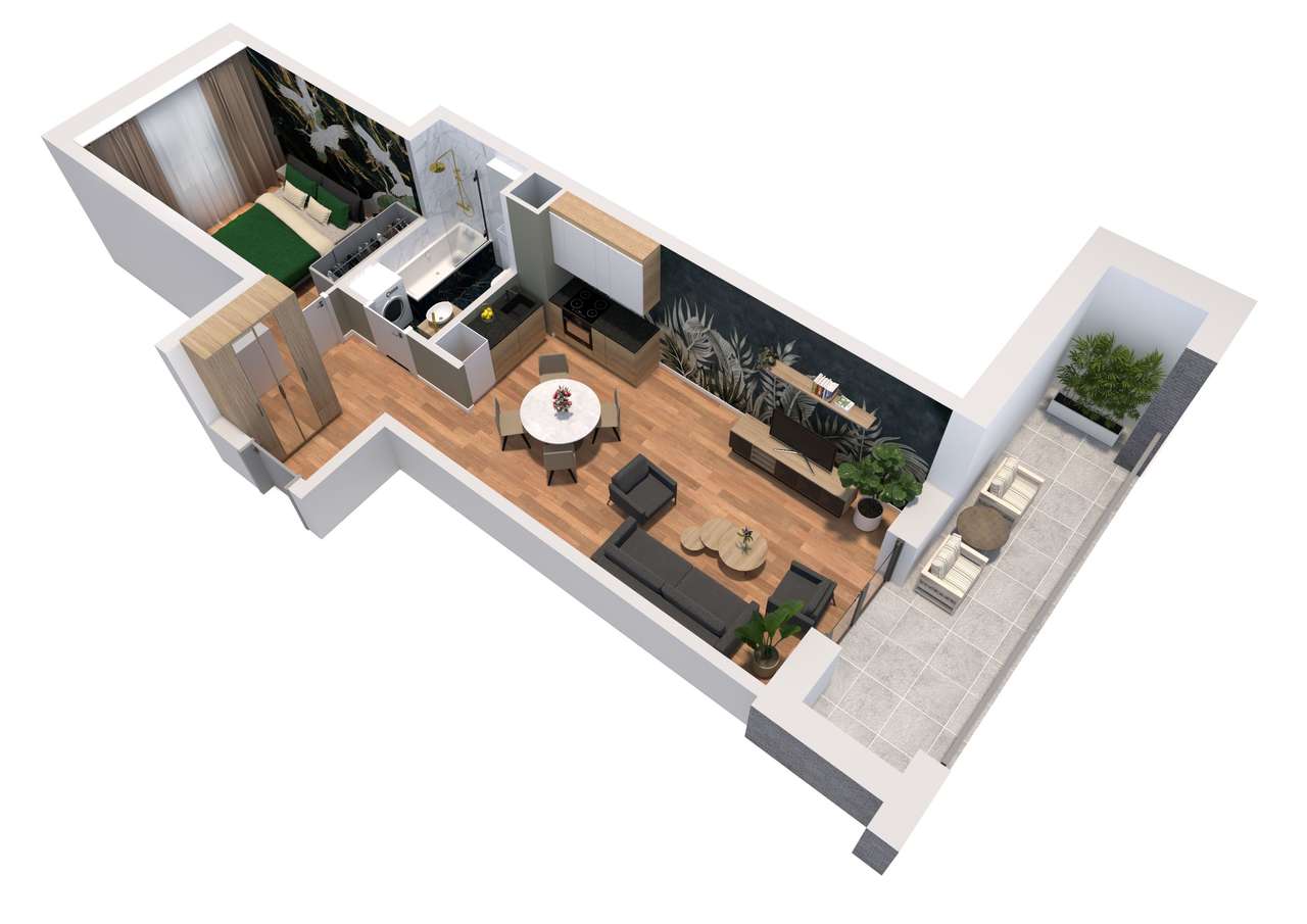 Dzikiej Gęsi 6 | mieszkanie 2-pok. | 1 - Pełny obrazek: 3/8