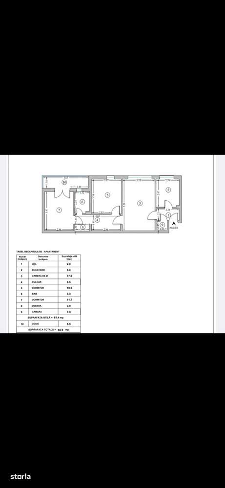 Apartament cu 3 camere in zona Titan Metrou,Parc IOR-13