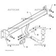 Carlig de remorcare pentru BMW X 3 - suv (E83) - sistem semidemontabil -cu suruburi - din 2004 - 5