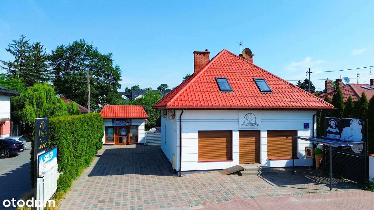 Dom z dochodem z najmu centrum Kobyłki 215 m² 2 lokale usługowe