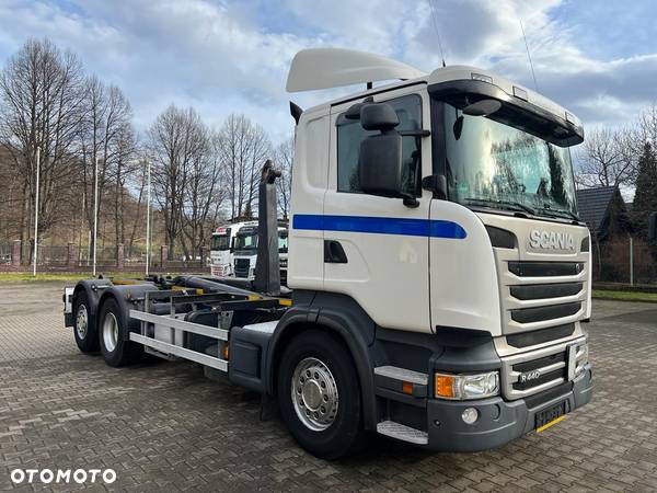 Scania R440 hakowiec, 6x2, MEILLER, pilot, 490 t.km.! - 6