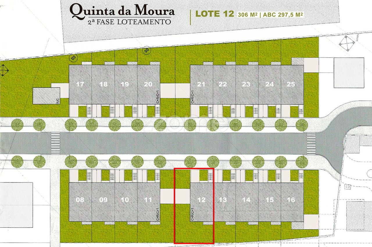 Lote para moradia T4 a 250m Estação CP Palmilheira/Águas Santas, Ma...