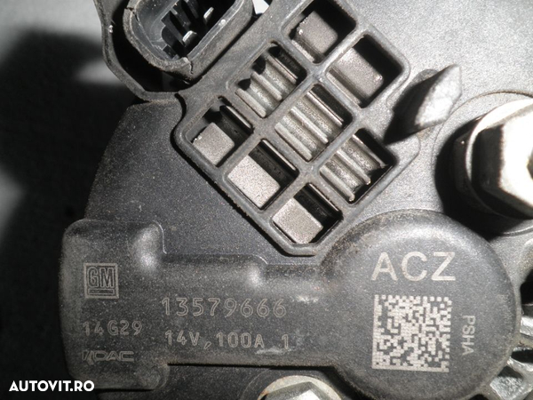 Alternator Opel Zafira C 2015 1.6 b  13579666 - 3