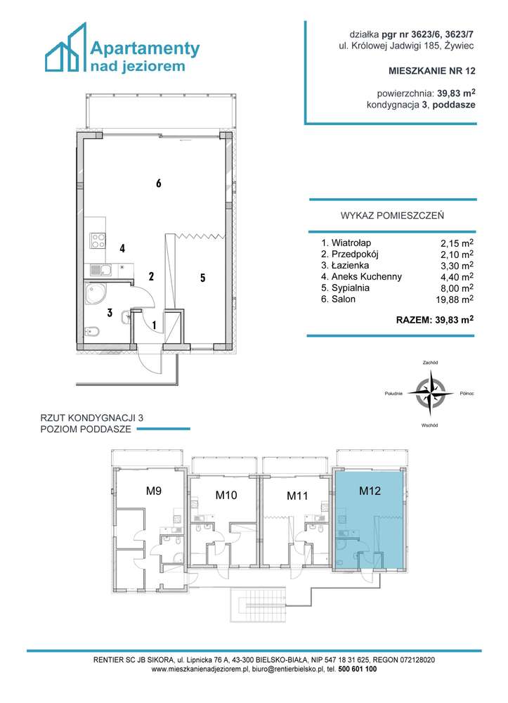 APARTAMENT M12 BEZPOŚREDNIO NAD WODĄ J. ŻYWIECKIE - 30 METRÓ OD WODY!-8