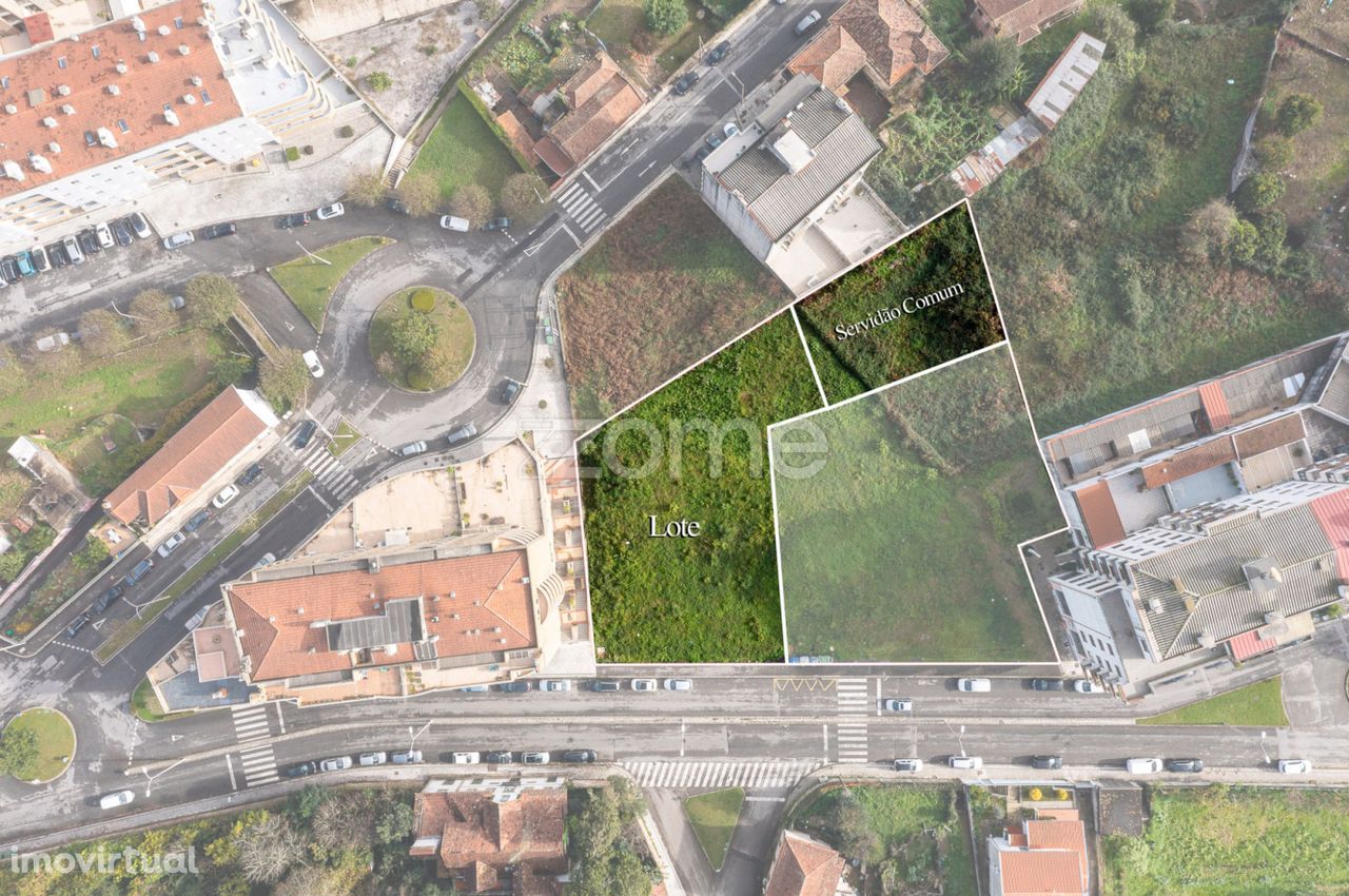 Terreno para construção em altura no centro de São João da Madeira