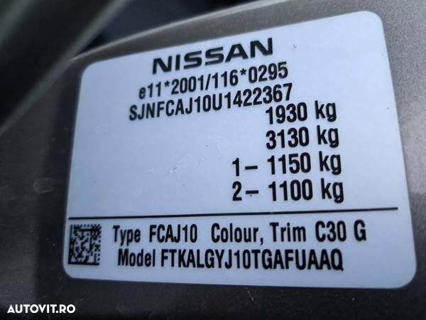 Nissan Qashqai 1.5 dCi DPF tekna - 38