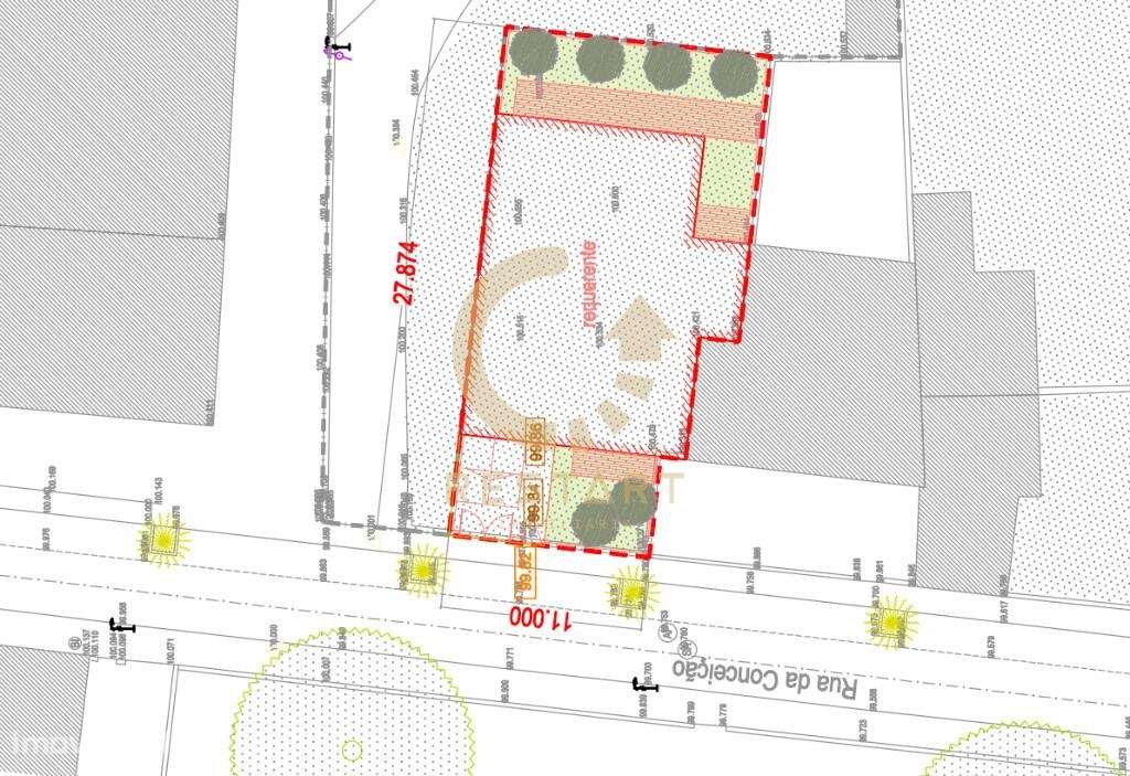 Terreno para construção de 6 apartamentos de tipologia T1 e T2-10