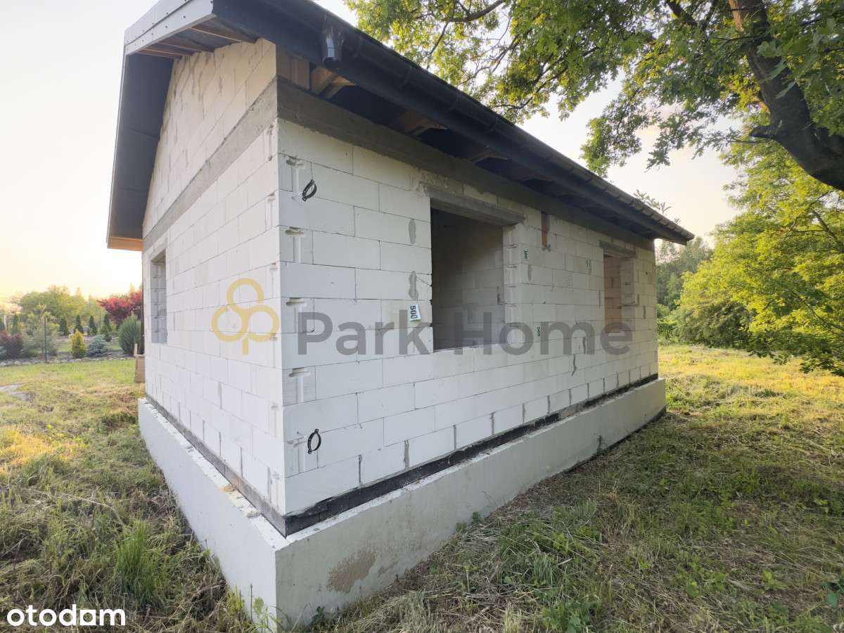 Działka z rozpoczętą budową domku letniskowego - Pełny obrazek: 5/13