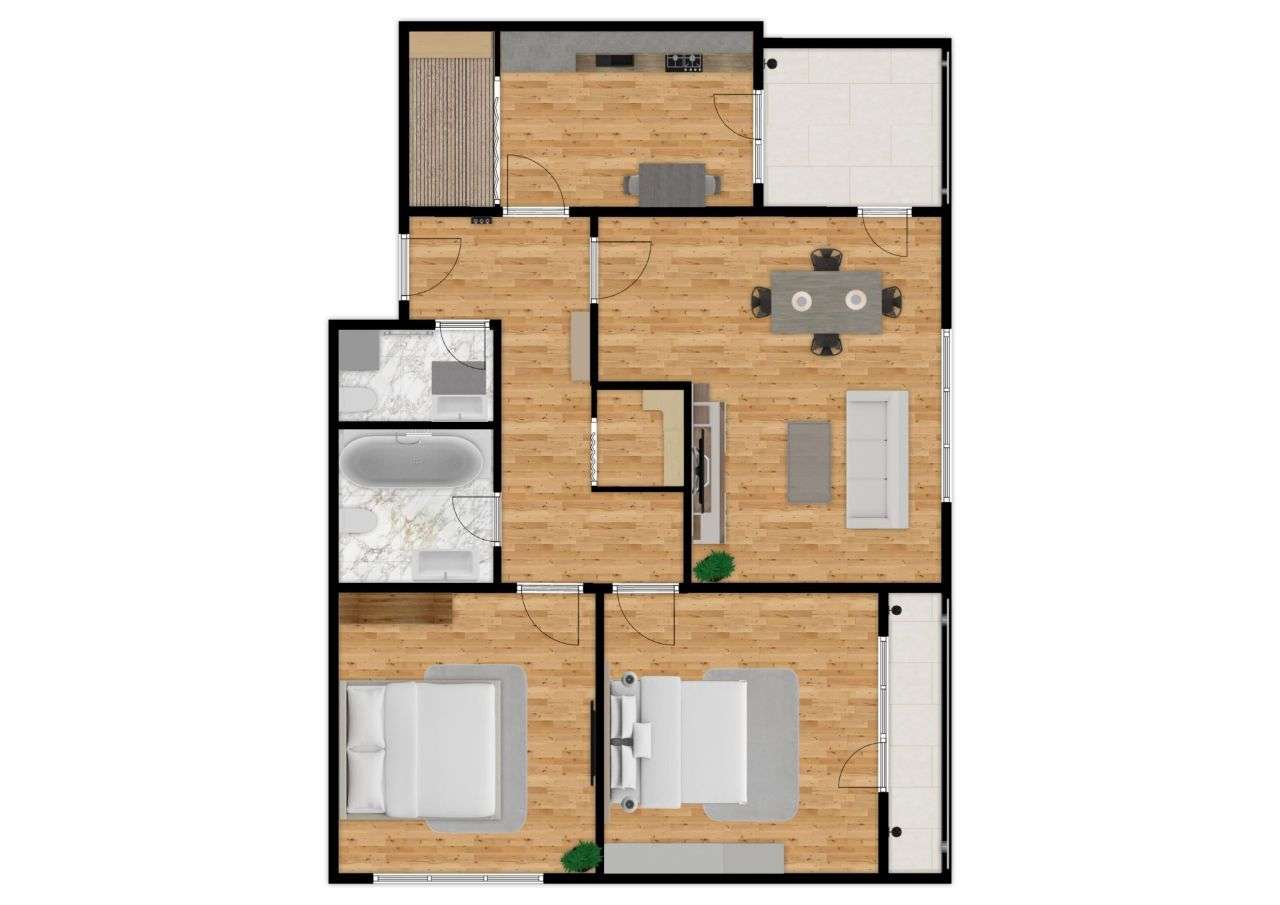 Direct PROPRIETAR - Ap.3 camere Etaj 1-str O Goga -Vilă NOUĂ 2025 - Imagine principală: 4/15