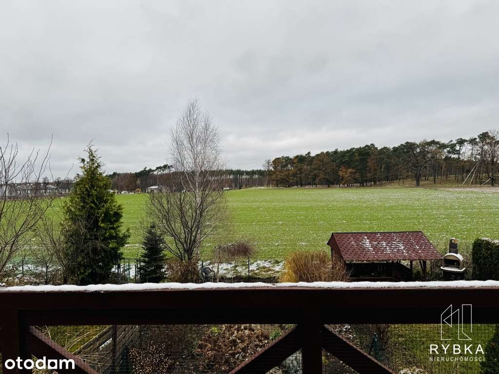 Przestronne z widokiem na las Czmoń ok. Kórnika-3