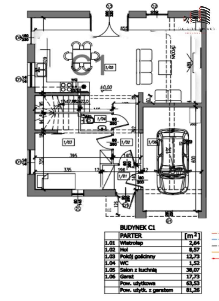 Nowoczesny dom w zabudowie bliźniaczej - Pełny obrazek: 4/6