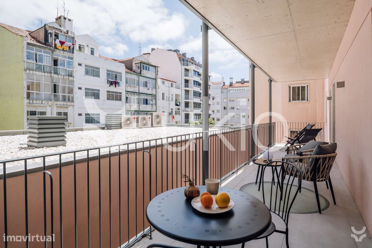 Apartamento T1 com pátio em Campo de Santana - Santa Marta - Grande imagem: 5/22