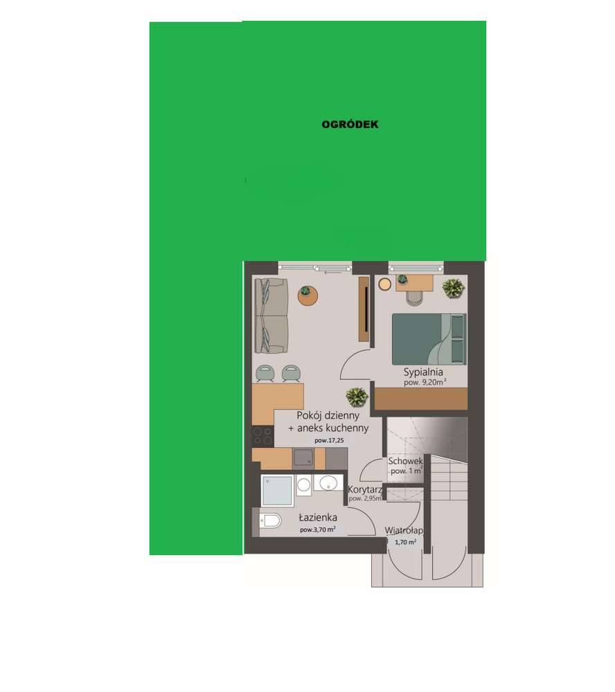 OSTATNIE 2 mieszkania z dużym ogródkiem!!! SUPER CENA! DEWELOPER !!!-1