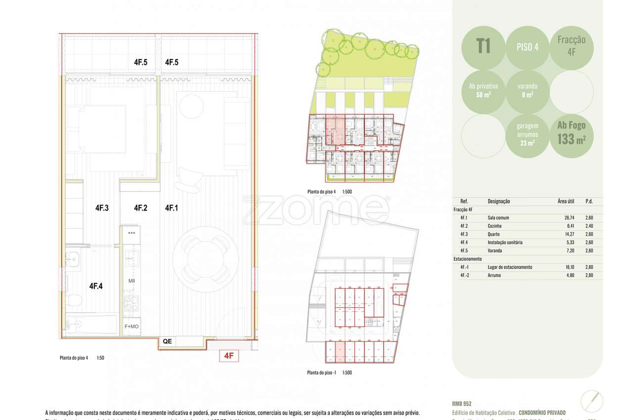 Apartamento T1 NOVO | R. Montes Burgos - Porto - Grande imagem: 5/5