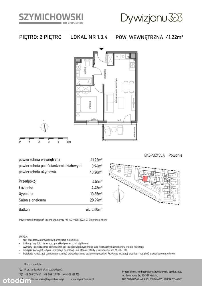 Dywizjonu 303 | mieszkanie 2-pok. | 1.3.4. - Pełny obrazek: 2/7