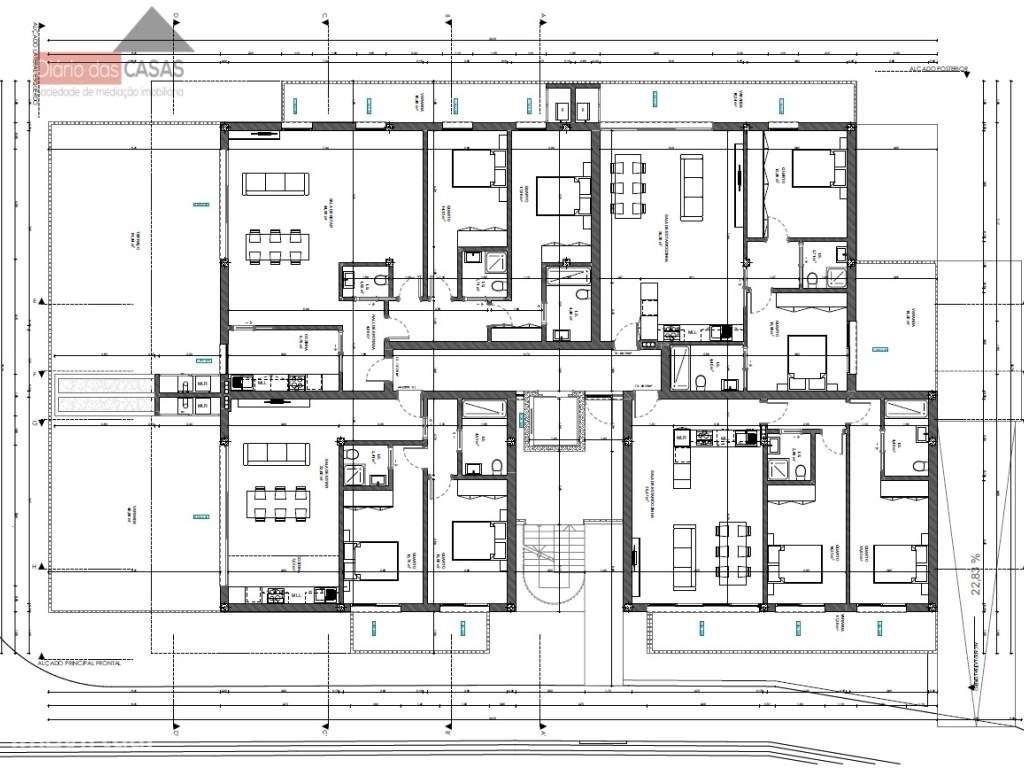 Apartamento T2 novo em Lordemão - Coimbra - Grande imagem: 5/11