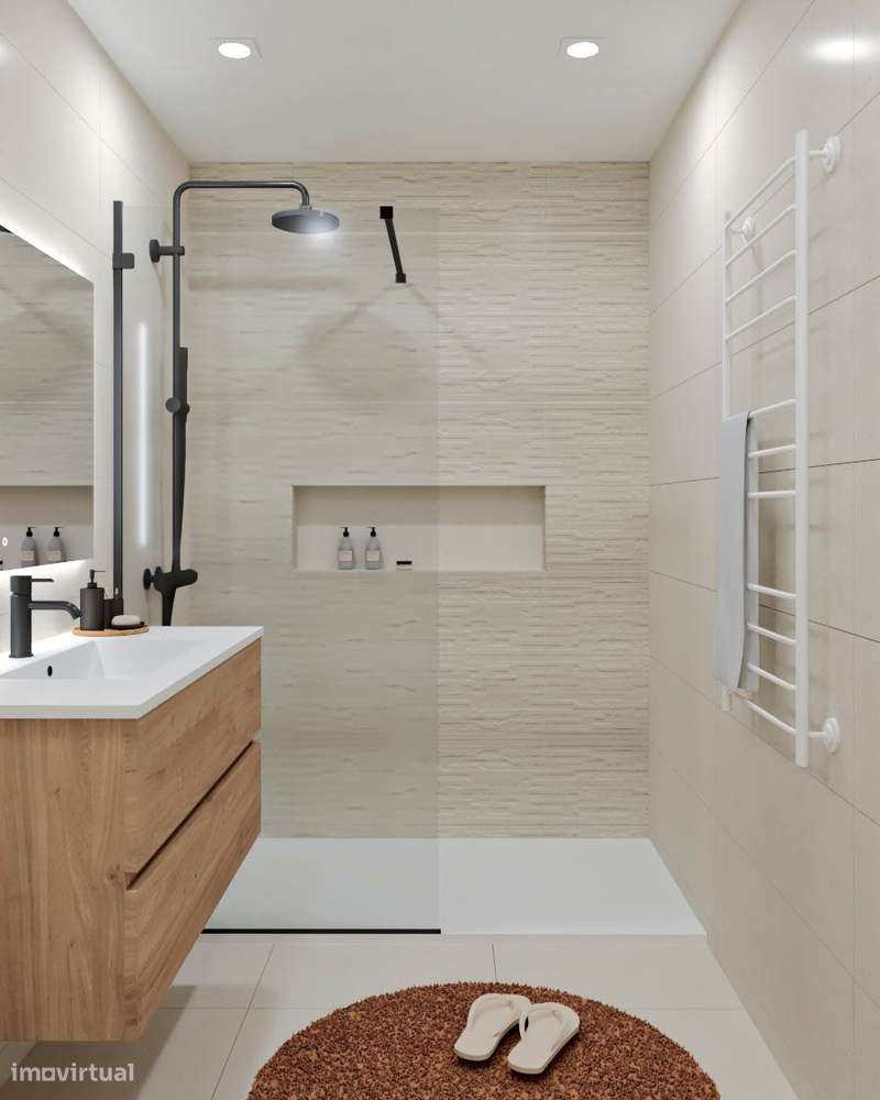 APARTAMENTO T2 Duplex  com terraço novo, Situado no Bairro Novo, ju...-11