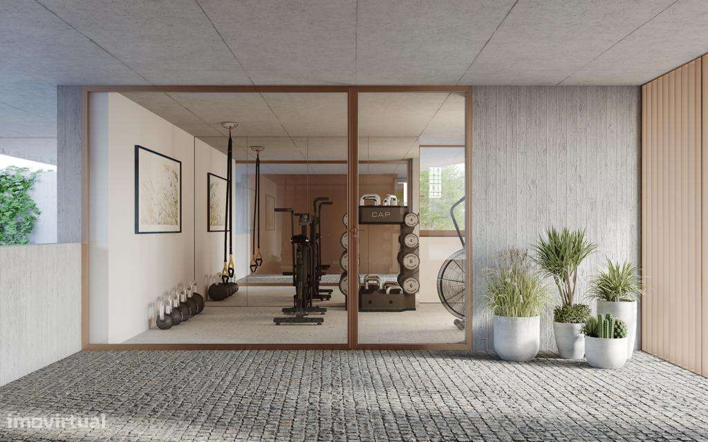 Apartamento T2 Dúplex no Empreendimento Serra do Pilar Condominium - Grande imagem: 5/18