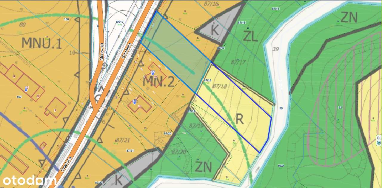 Działka na sprzedaż-1