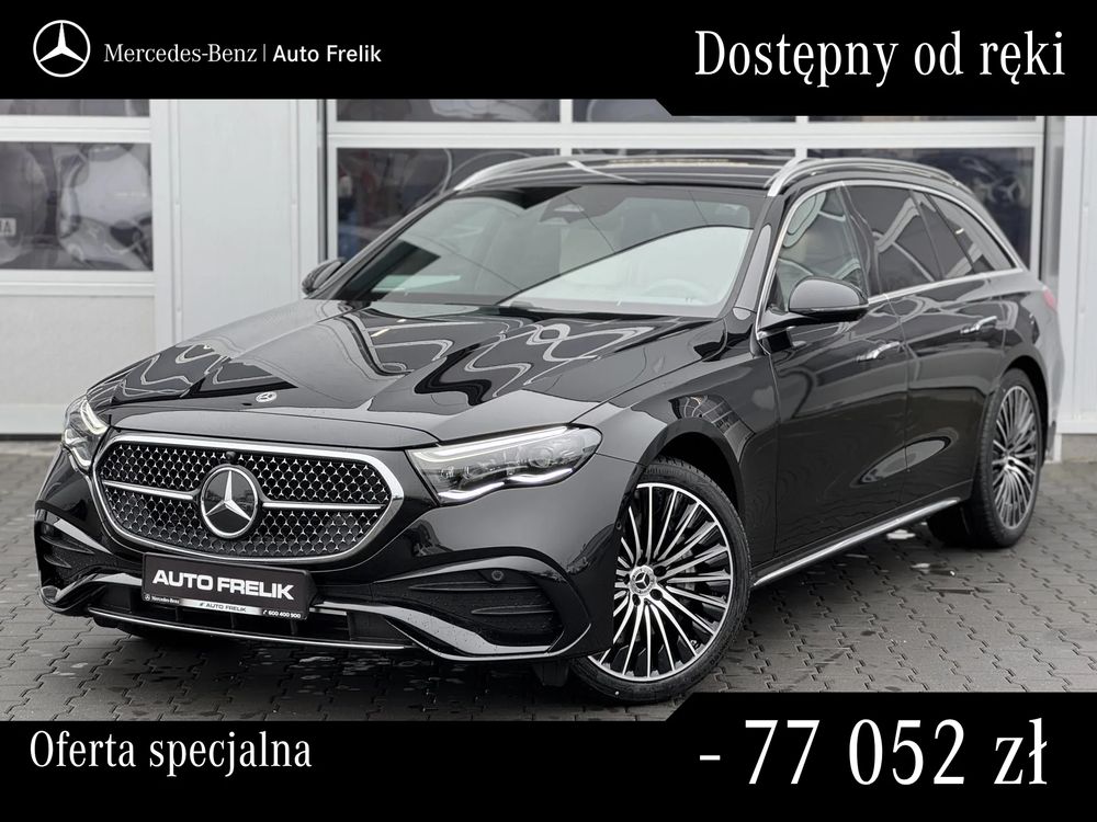 E220d 4Matic kombi, Linia AMG Advanced Plus, Kamera 360, Hak
