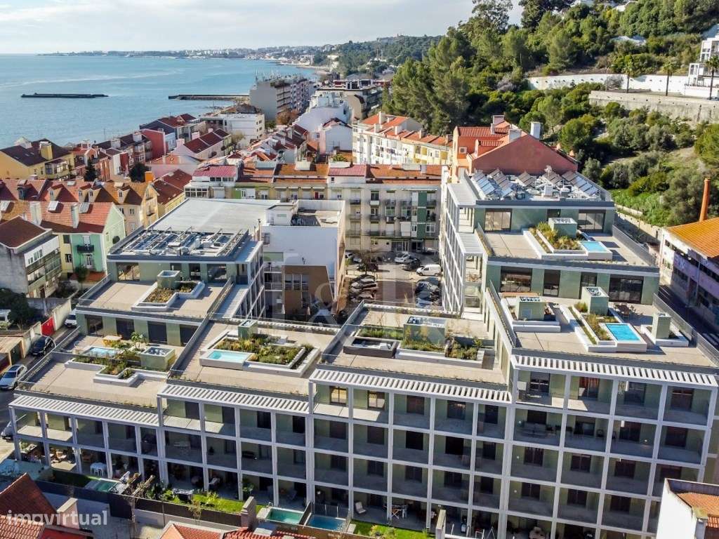 Penthouse T4+1 com terraço, piscina e vista rio no Dafundo, Oeiras-50