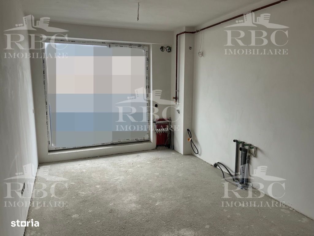 Apartament 2 camere bloc nou cu CF la etajul intermediar