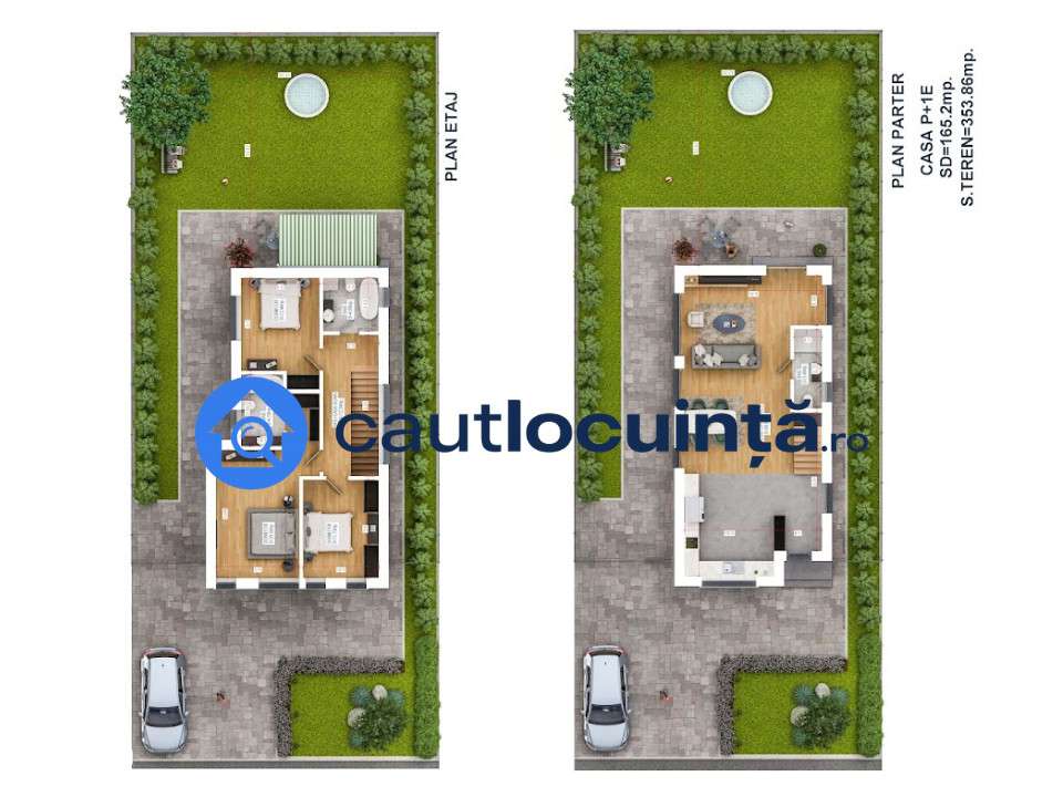 Vila De Vanzare | Moderna |  Incalzire in pardoseala | Curte Spatioasa - Imagine principală: 4/4