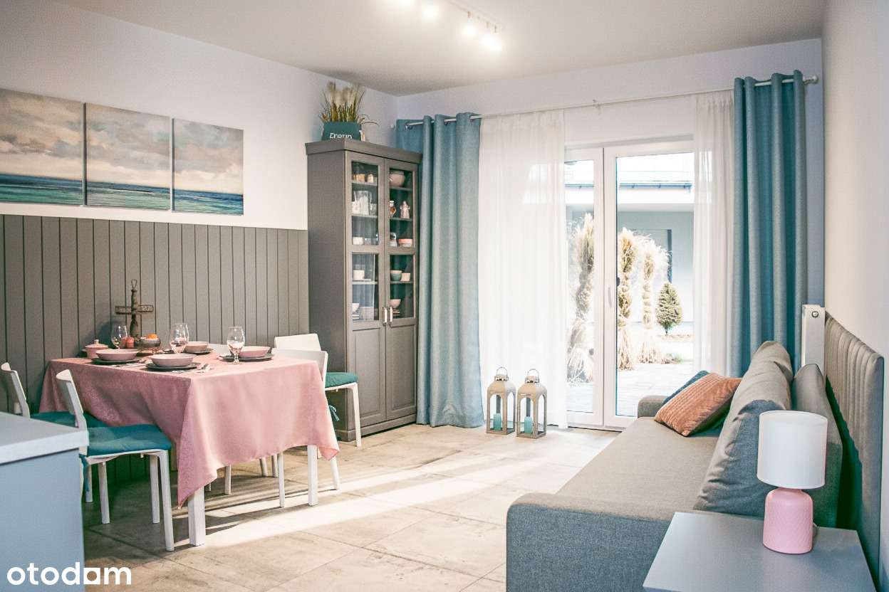 Piękny APARTAMENT 2-pok, BASENY, parter, TARAS, parking, OCHRONA, kort - Pełny obrazek: 1/20