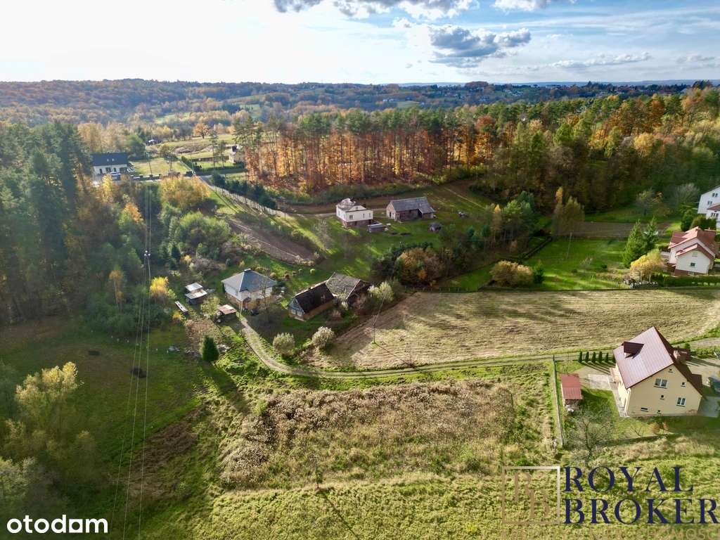 Działka przy granicy Rzeszowa | Widok na las 22a-1