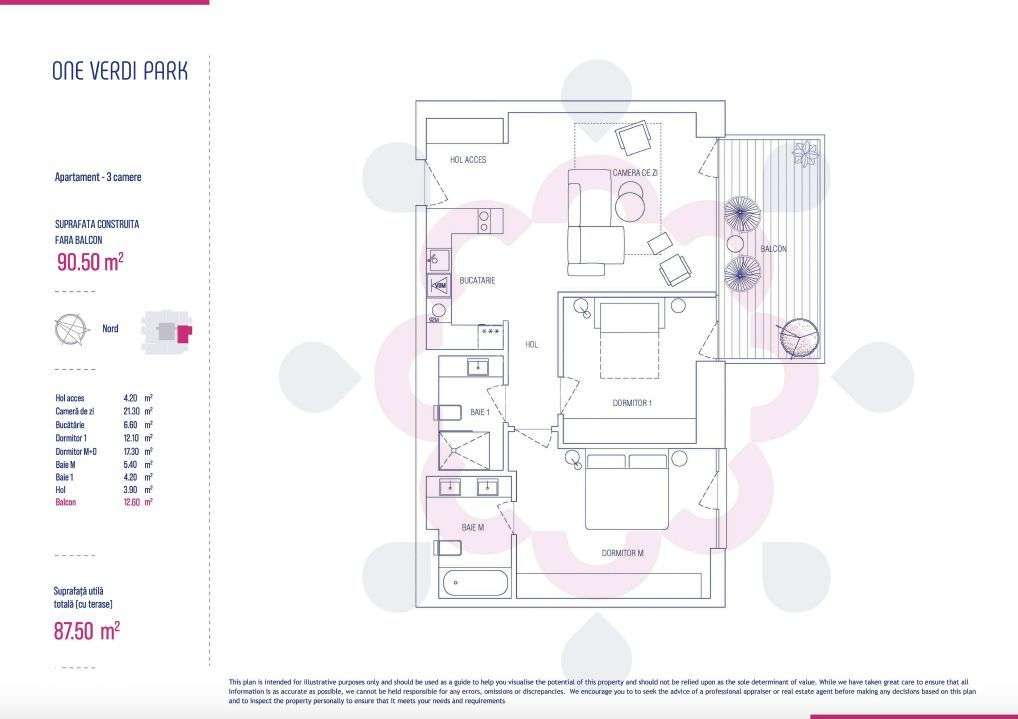 Vanzare 3 camere | One Verdi Park | Lux Urban-9