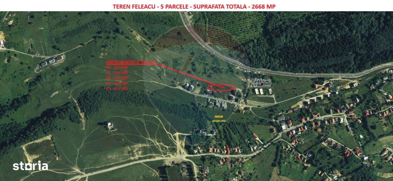 Teren de vanzare 814 mp in Feleacu, – Panorama superba catre oras-1
