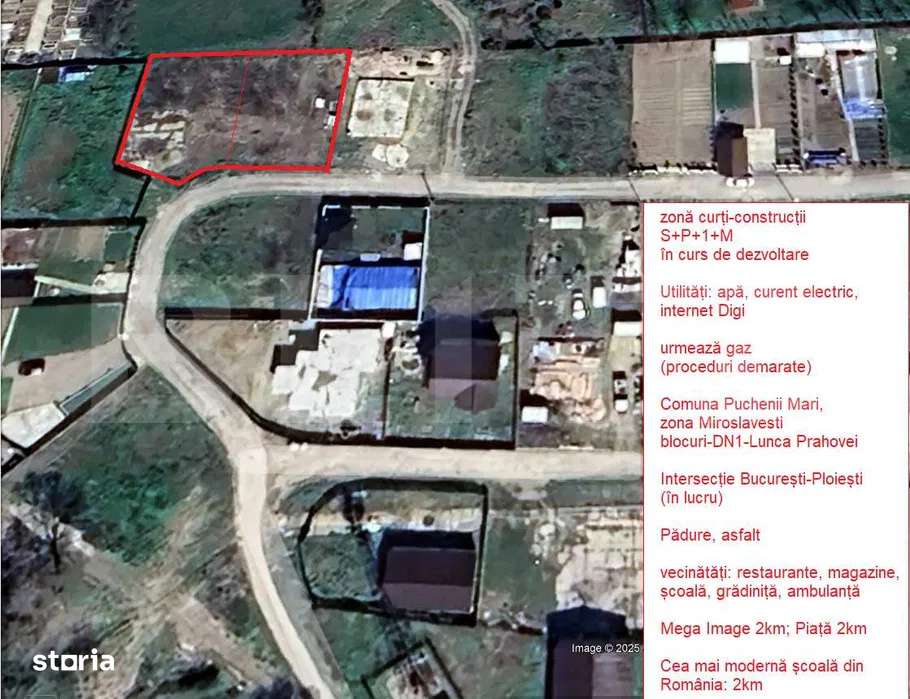 Teren intravilan ,1027 mp , intre Bucuresti si Ploiesti-0