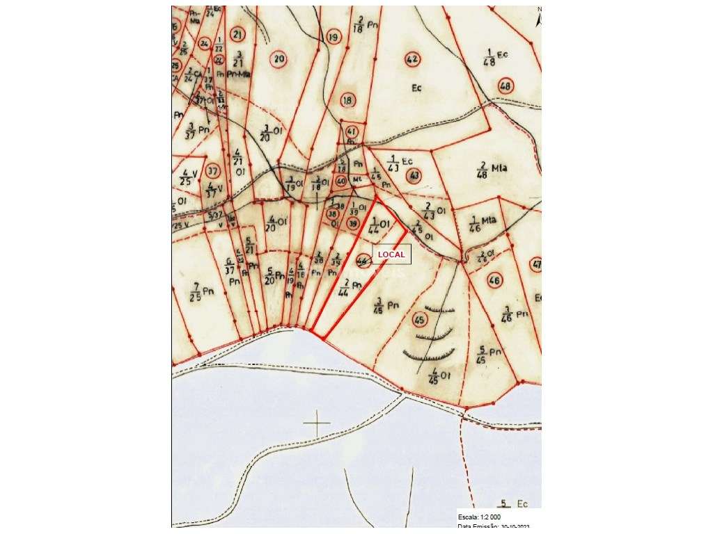 Terreno Rústico com 3280m2 - Sabacheira, Tomar - Grande imagem: 5/13