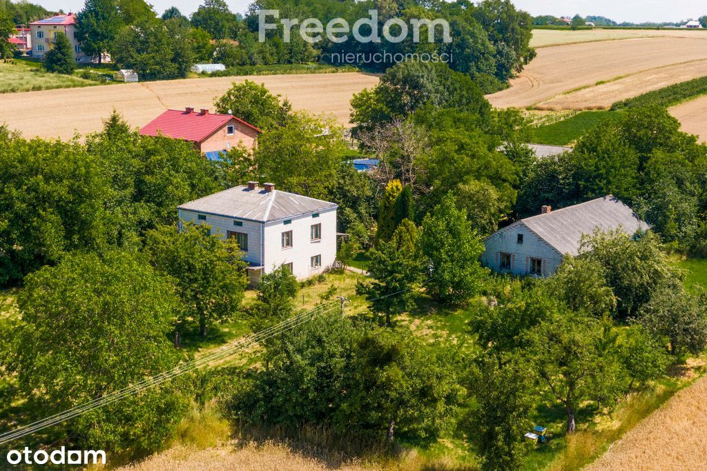 Siedliskowa działka z domem, Zaklików